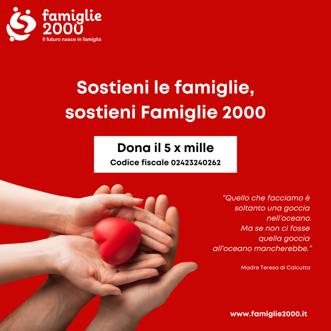 5x1000 Famiglie2000 box